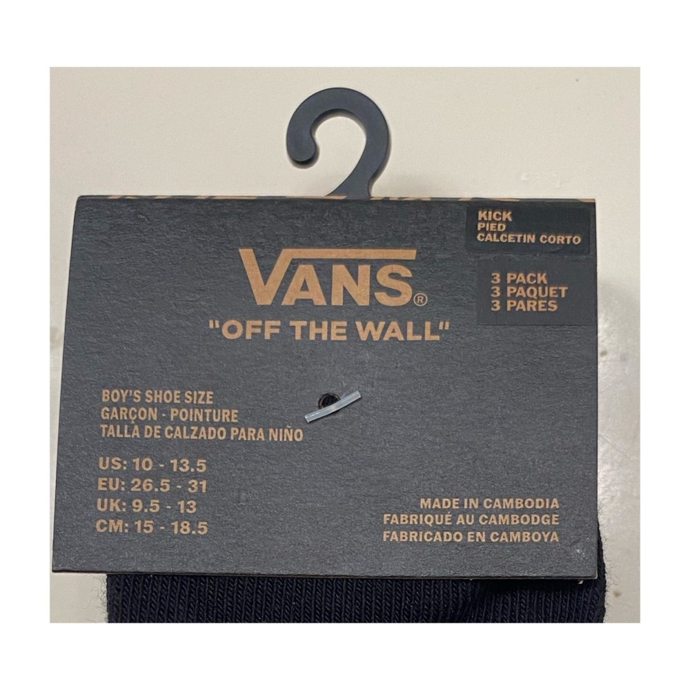 Vans Boys Kick Ankle Socks - Picture 3 of 3